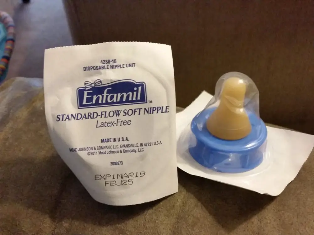 can you reuse enfamil disposable nipples