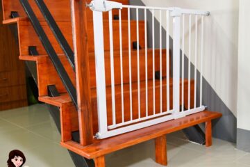 How To Mount A Baby Gate In Front Of My Stairwell?